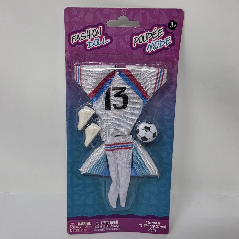 Greenbrier Fashion Doll Soccer Outfit 13 11.5" Doll